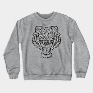 Tiger B/W Caosificado Crewneck Sweatshirt